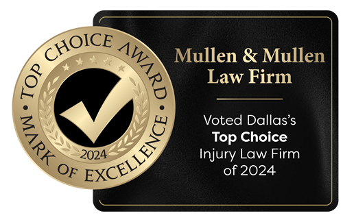 Voted Dallas Top Choice Injury Law Firm 2024