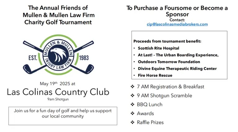 The Annual Friends of Mullen & Mullen Charity Golf Tournament 2025